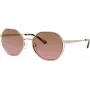 Occhiali da sole donna Michael Kors MK1072-110814 light gold marrone sfumato 57mm