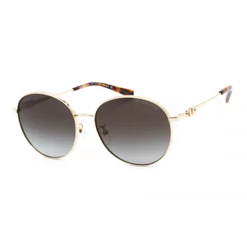 Occhiali da sole donna Michael Kors MK1119-10148G montatura quadrata grigio trasparente lenti grigio sfumato 57/16/140 mm