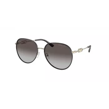 Michael Kors Occhiali da sole da donna MK1128J10148G Oro chiaro Grigio scuro sfumato 58mm