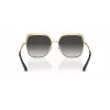 Michael Kors occhiali da sole donna MK1141-10148G montatura farfalla oro rosa lenti grigie sfumate 57mm