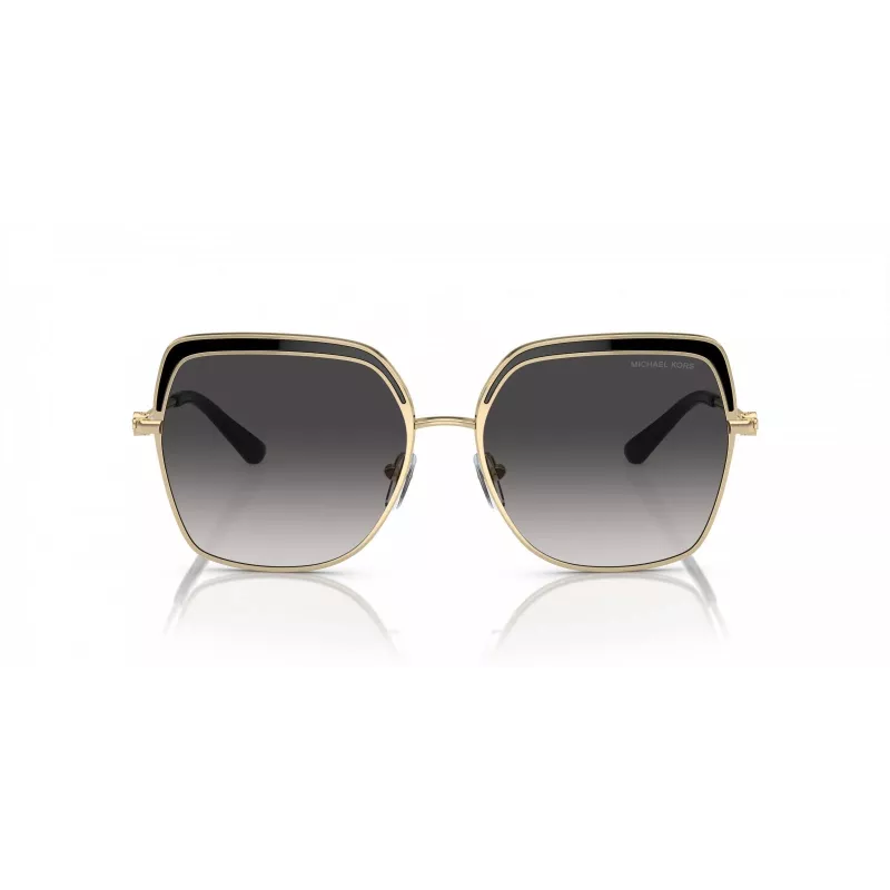 Michael Kors occhiali da sole donna MK1141-10148G montatura farfalla oro rosa lenti grigie sfumate 57mm