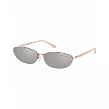 Michael Kors occhiali da sole da donna MK2104-32466G, montatura tartaruga scura, lenti sfumate grigio scuro, 62 mm