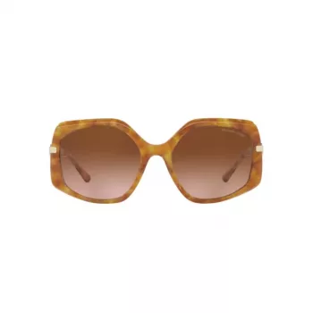 Occhiali da sole donna Michael Kors MK217739153B5 montatura tartarugata scura lenti marrone sfumato 56mm
