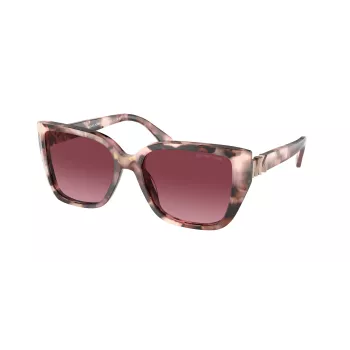 Michael Kors occhiali da sole donna MK2199-39468H montatura in acetato tartaruga scuro lenti marroni sfumate 55mm