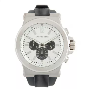 Michael Kors MK8183 Orologio al quarzo da uomo, 48 mm, quadrante bianco