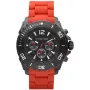Michael Kors MK8212 Orologio al quarzo da uomo, 47 mm, nero/rosso