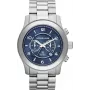 Michael Kors MK8314 Orologio al quarzo da uomo, 45 mm, quadrante argento/blu