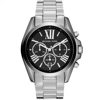 Michael Kors MK5705 Orologio al quarzo da uomo, 42 mm, quadrante argento/nero