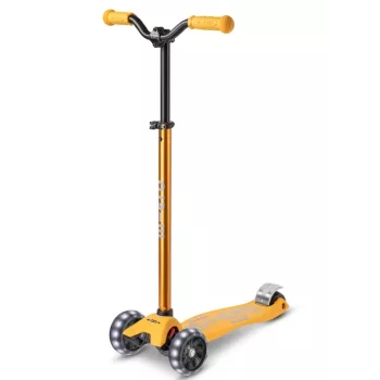 Monopattino Micro Maxi Deluxe PRO LED rosa