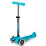 Micro Mini Deluxe Glow LED monopattino glacier aqua