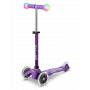 Monopattino a 3 ruote Micro Mini Deluxe LED Magic Aqua