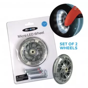 Micro Mini ruote monopattino con illuminazione LED