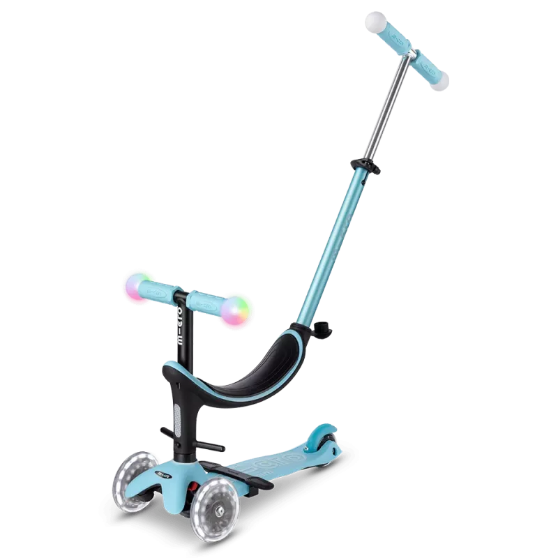 Micro Mini2Grow Deluxe Magic LED Monopattino blu