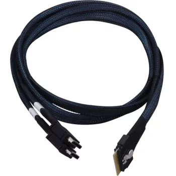 Microchip Adaptec cavo NVMe interno 1x SFF-8654 x8 a 2x SFF-8612 x4 (OCuLink) 0,8 m SlimSAS a OCuLink per unità NVMe