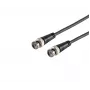 MICROCONNECT cavo coassiale connettore maschio BNC a connettore maschio BNC RG-59, 75 Ohm, 1 m, nero