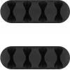 Microconnect CABLEMANA-16 fermacavi, 4 fessure, nero, 2 pz