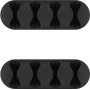 Microconnect CABLEMANA-16 fermacavi, 4 fessure, nero, 2 pz