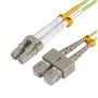 MICROCONNECT cavo patch in fibra ottica LC/UPC-SC/UPC 10m OM5