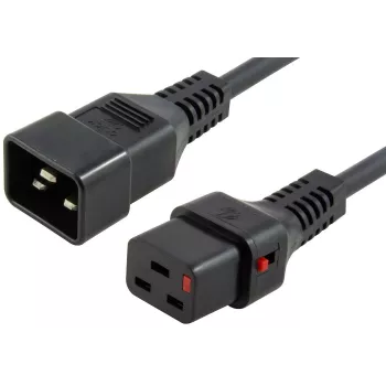 MICROCONNECT cavo di alimentazione con blocco C20 su C19, 2,5m, 16A, nero