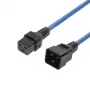 MicroConnect MC-C19C20LOCK-1M-B cavo di alimentazione IEC con blocco C20 su C19 1m nero