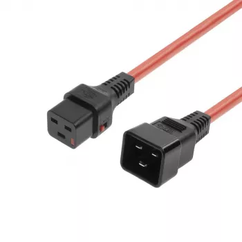 MICROCONNECT cavo di alimentazione C19 IEC Lock - C20, 2m, nero, 16A 250V, IEC C20 con blocco a C19