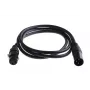 MICROCONNECT PRO Cavo microfono XLR 15m (49.21ft) AWG24 - connettore maschio su connettore femmina, Nero