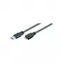 MicroConnect Cavo USB 3.0 - 5m, connettore maschio USB-A a connettore maschio Micro-USB B, nero USB3.0AB5MICRO