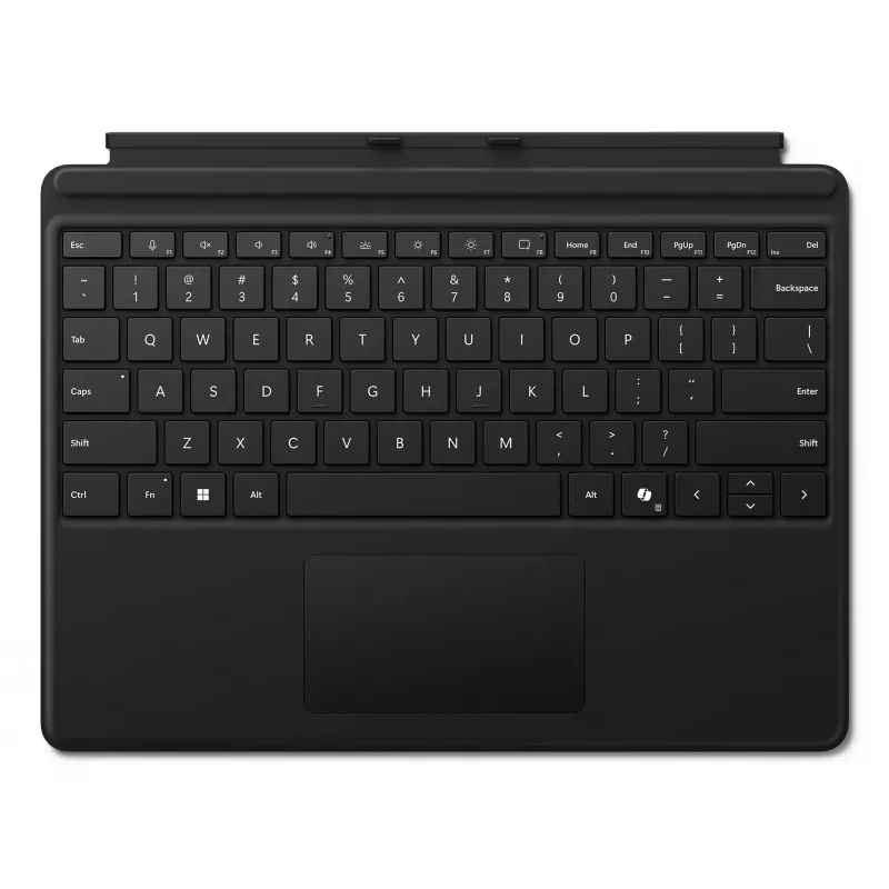 Tastiera Microsoft Surface Pro - Tastiera con touchpad - Retroilluminata - QWERTY - Inglese - Nero - per Microsoft Surface Pro 8, Pro 8 for Business, Pro 9, Pro 9 for Business, Pro 10 for Business, Pro (11th Edition)