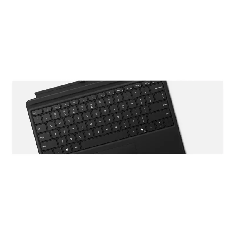 Tastiera Microsoft Surface Pro - Tastiera con touchpad - Retroilluminata - QWERTY - Inglese - Nero - per Microsoft Surface Pro 8, Pro 8 for Business, Pro 9, Pro 9 for Business, Pro 10 for Business, Pro (11th Edition)
