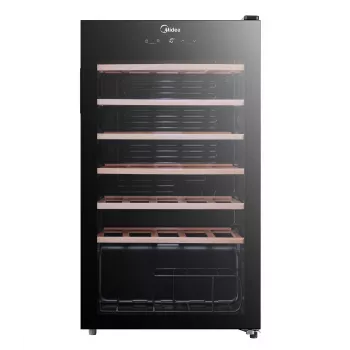 Midea Cantinetta vini MDRW150FGG22W a libera installazione 34 bottiglie nero