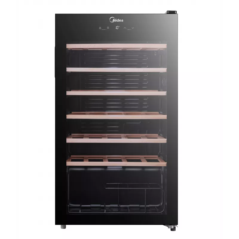 Midea Cantinetta vini MDRW150FGG22W a libera installazione 34 bottiglie nero