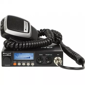 Midland ALAN 78PRO stazione radio CB AM/FM 12/24V