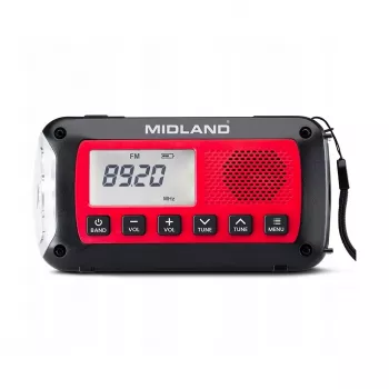 Midland ER100 radio di emergenza con batteria ricaricabile 2600mAh