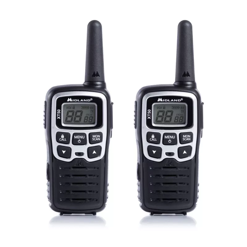 Midland XT50 2x ricetrasmettitore PMR446 grigio