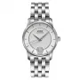 MIDO Baroncelli III orologio automatico da donna M007207110360 33mm quadrante argentato indici con diamanti bracciale in acciaio inossidabile