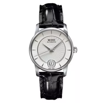 MIDO Orologio automatico donna M007207160360 33mm cassa in acciaio inox cinturino in pelle marrone