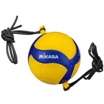 Mikasa V300W-AT-TR pallavolo da allenamento con elastici, taglia 5, giallo/blu