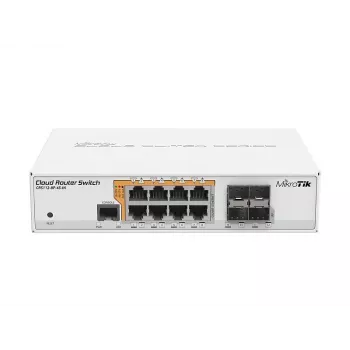 MikroTik CRS112-8P-4S-IN switch Gigabit Ethernet (10/100/1000) PoE bianco