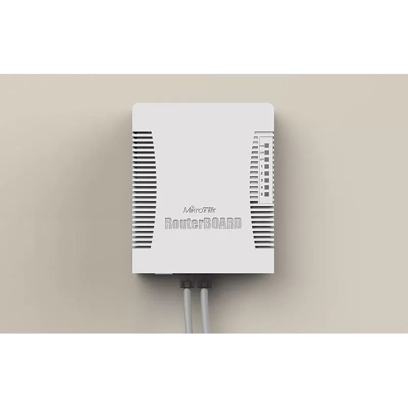 MikroTik hEX PoE Router Gigabit Ethernet bianco