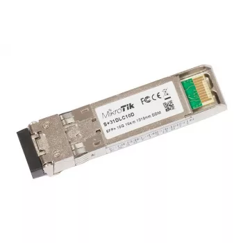 MikroTik S+31DLC10D modulo ricetrasmettitore SFP+ 10GBase-LR 10 km 1310 nm LC duplex