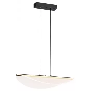 Lampada a sospensione Milali 50 cm nero
