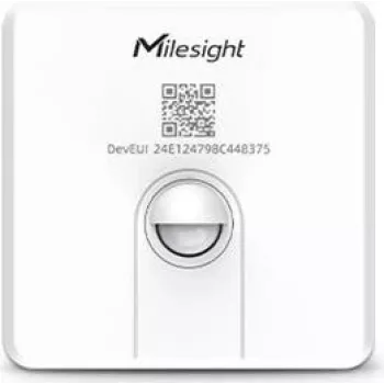 Milesight CoWork Series WS203 sensore LoRaWAN di temperatura, umidità e movimento (bianco grigio)