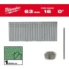 Chiodi Milwaukee 16 Gauge 63 mm 0° per M18 FN16GS (confezione da 2500)