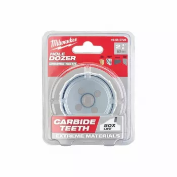 Milwaukee HOLE DOZER sega a tazza 60 mm con denti in metallo duro