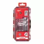 Milwaukee Set di punte universali 8 pezzi Multi-Material TCT 1/4 inch Gambo esagonale