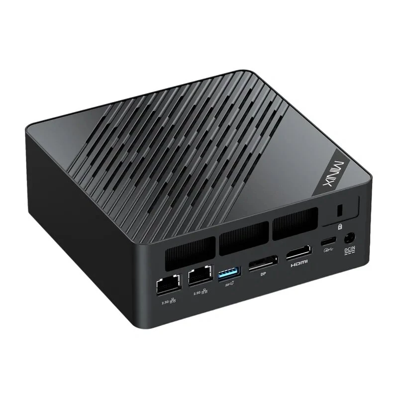 MINIX ER937-AI Mini PC Barebone, AMD Ryzen HX 370 (Ryzen AI 300 series), Radeon 890M
