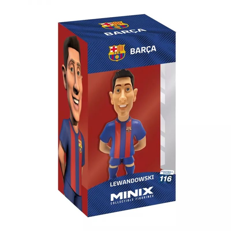 MINIX FC Barcelona - statuina da collezione Robert Lewandowski