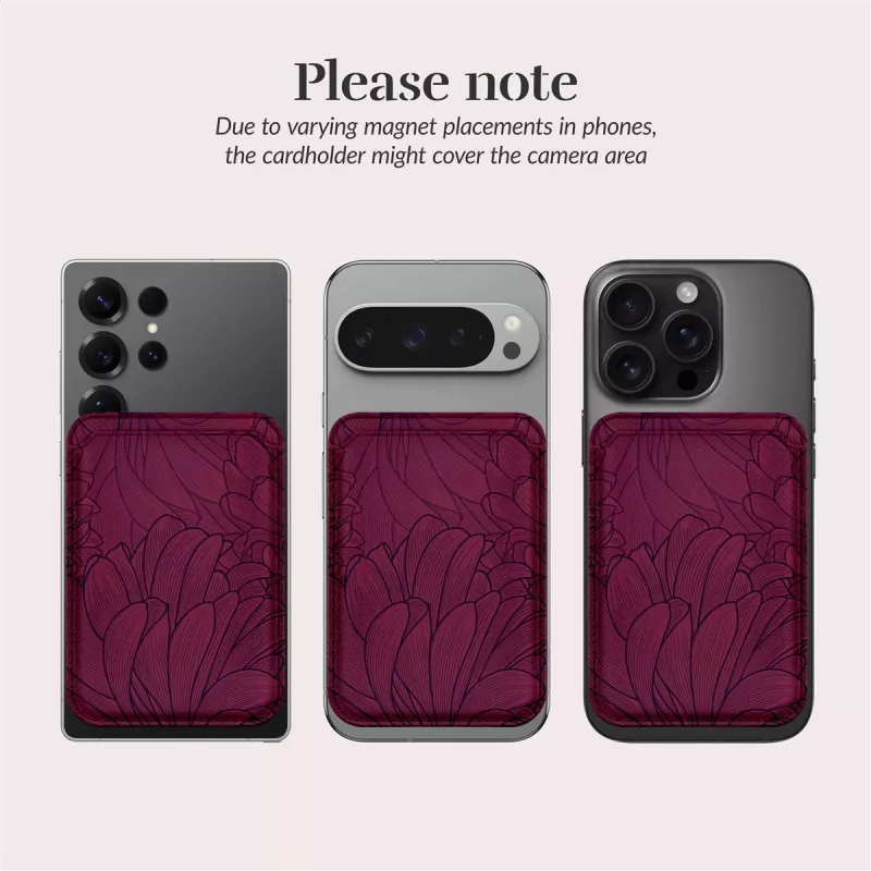 MIO Berry Blooms Custodia MagSafe compatibile con portacarte