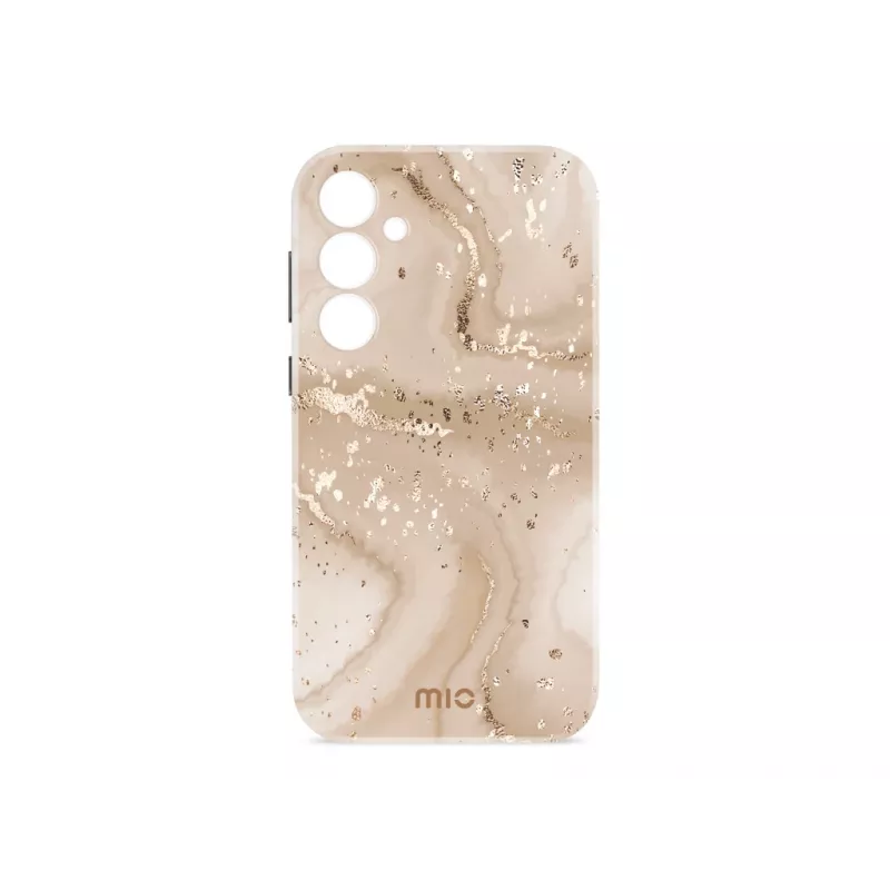 MIO Gold Marble Custodia compatibile MagSafe per Samsung S25 Plus 5G