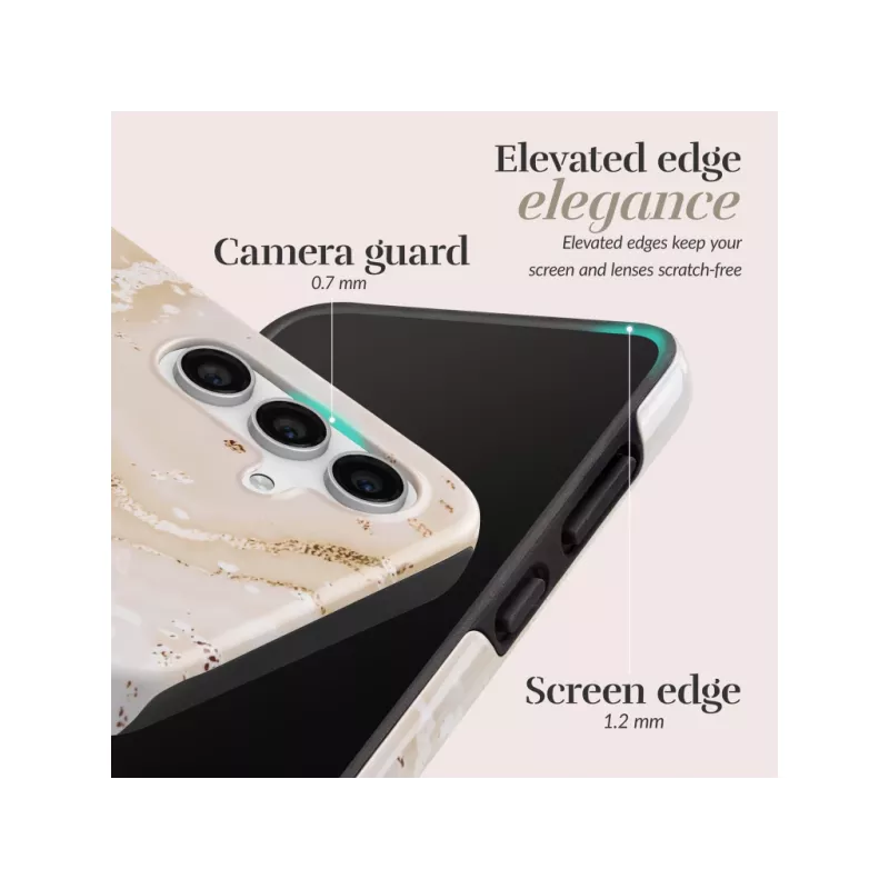 MIO Gold Marble custodia compatibile MagSafe per Samsung S25 Ultra 5G